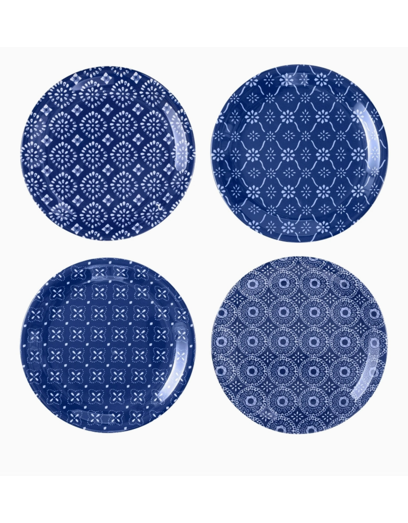 Supreme Housewares Indigo Melamine 7" Appetizer Plate, SINGLE