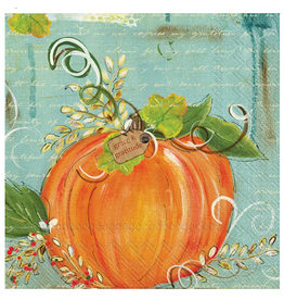 Boston International Fall Cocktail Napkins, Grace & Gratitude, 20x