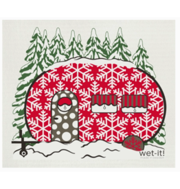 Wet-It Holiday Swedish Dish Cloth Winter Camper/RV