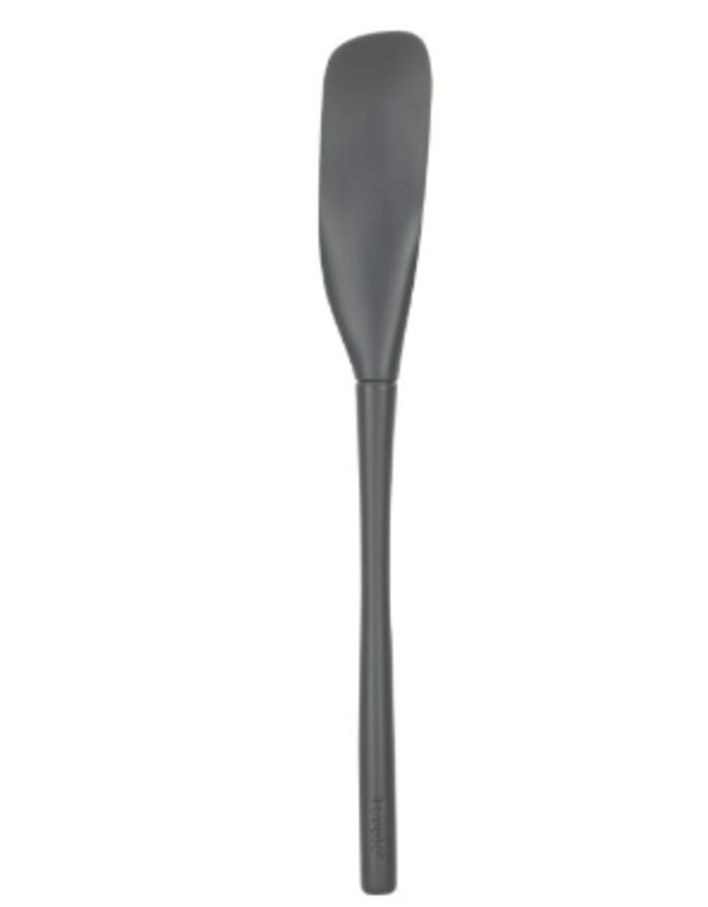 Tovolo All Silicone Jar Scraper, Charcoal Gray