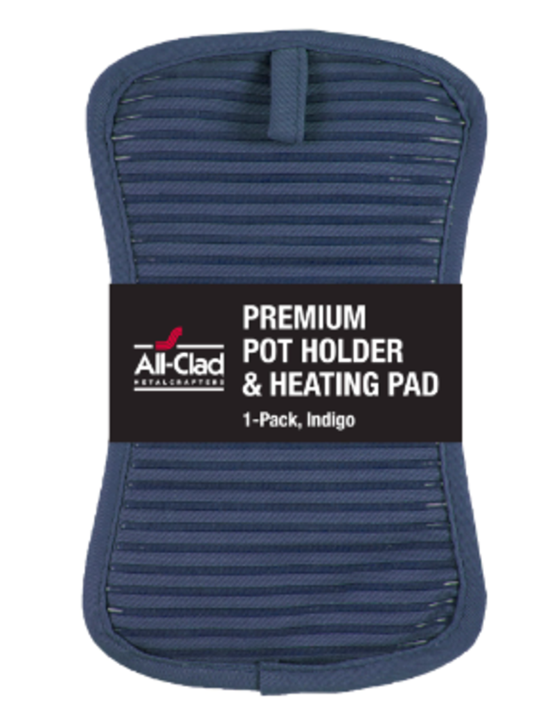 John Ritzenthaler AllClad Silicone Potholder, Indigo/Federal Blue