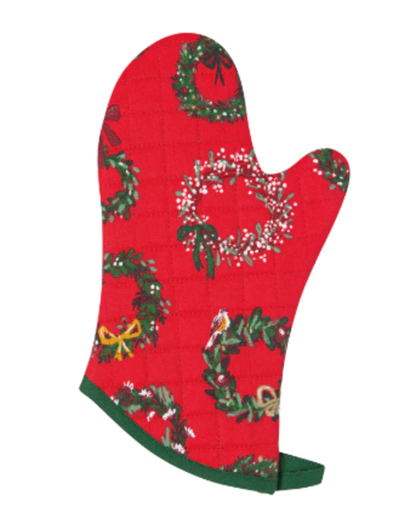 Now Designs Holiday Mitt Glove, Wreaths