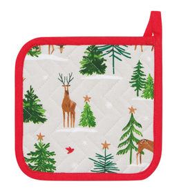 Now Designs Holiday Potholder, Santa's Reindeer