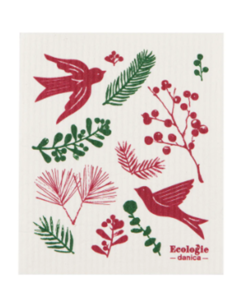 Now Designs Holiday Swedish Dish Cloth Winterberry now