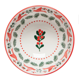 Now Designs Holiday Stamped Bowl 4" Winterberry