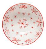 Now Designs Holiday Stamped Bowl 4" Snowflakes