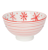 Now Designs Holiday Stamped Bowl 4" Snowflakes