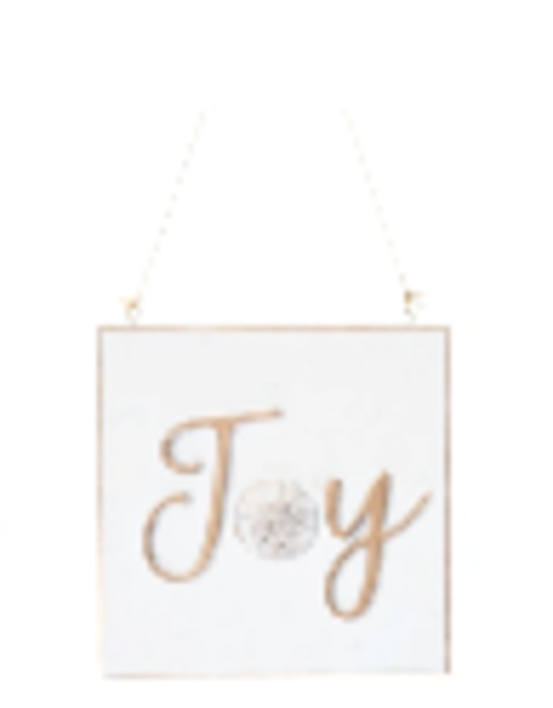 C and F Home Holiday Ornament, Joy Coastal