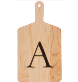 JK Adams Monogrammed Maple Cheese Board- ''A''