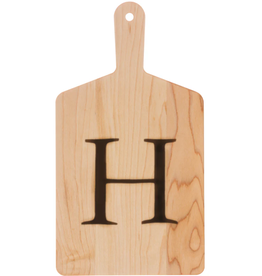 JK Adams Monogrammed Maple Cheese Board- ''H"*