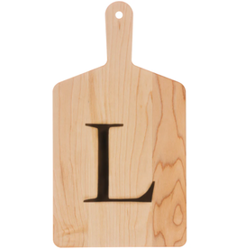 JK Adams Monogrammed Maple Cheese Board- ''L"