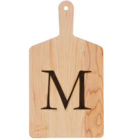 JK Adams Monogrammed Maple Cheese Board- ''M"*