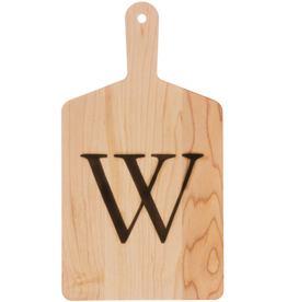 JK Adams Monogrammed Maple Cheese Board- ''W''