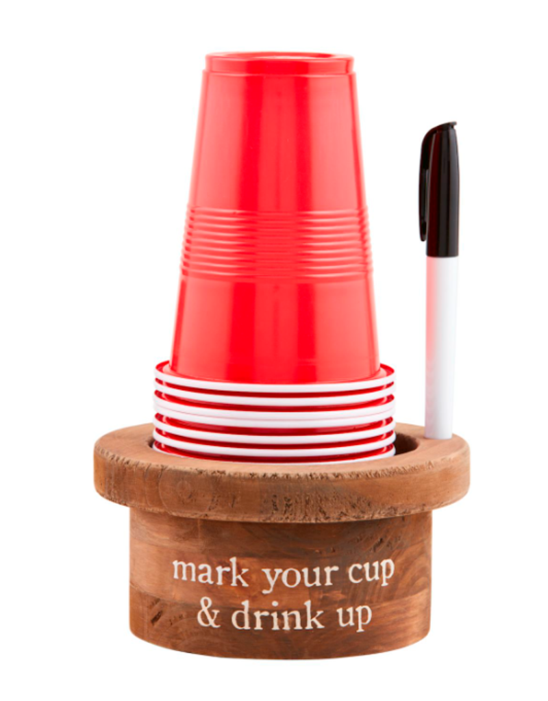 Mudpie Party Cup & Marker Set, 3pc Set