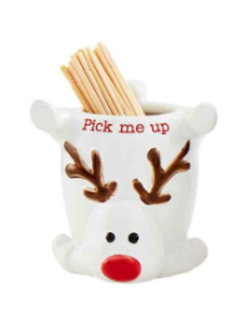 Mudpie Holiday Toothpick Holder, Reindeer PICK ME UP