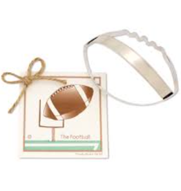 Ann Clark Fall Cookie Cutter Football with Recipe Card, TRAD
