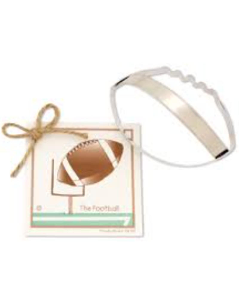 Ann Clark Fall Cookie Cutter Football with Recipe Card, TRAD