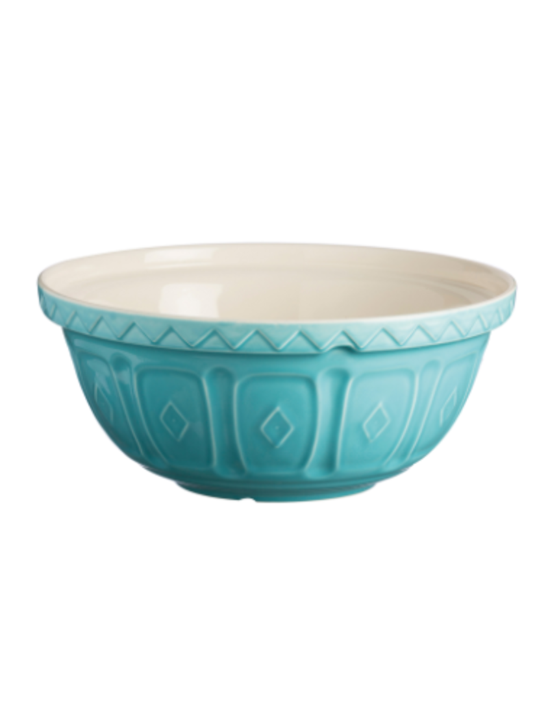 Mason Cash Ceramic S12 Mixing Bowl 11.75", TURQUOISE-micr and dish safe