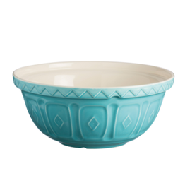Mason Cash Ceramic S24 Mixing Bowl 9.75", TURQUOISE-micr and dish safe