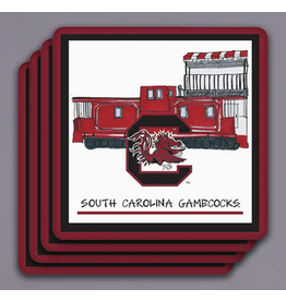 USC Univ South Carolina 4-Piece Coaster Set