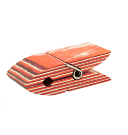Island Bamboo/Wilshire Red Pakkawood Bag Clip discntd