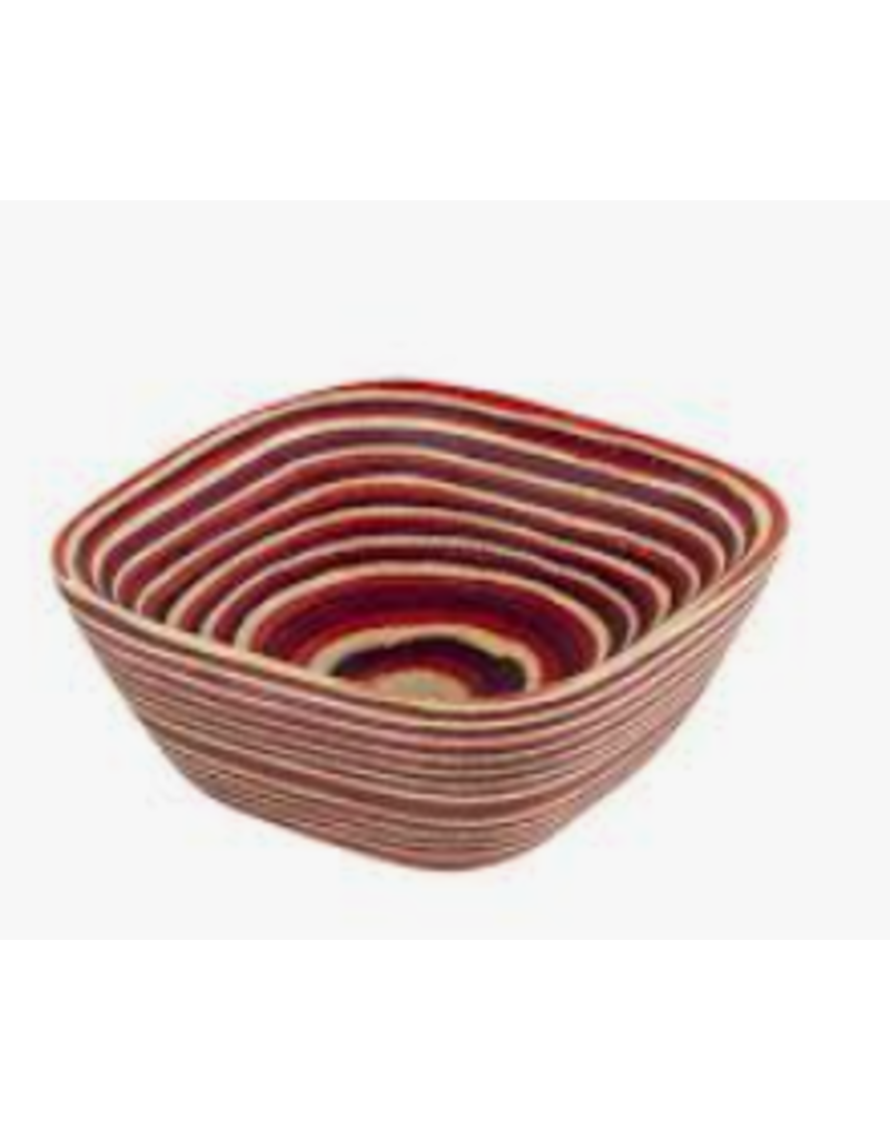 Island Bamboo/Wilshire Red Pakka Square Pinch Bowl dscntd