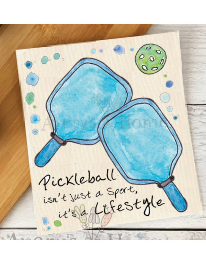 Swedish Dish Cloth, Pickleball-avery