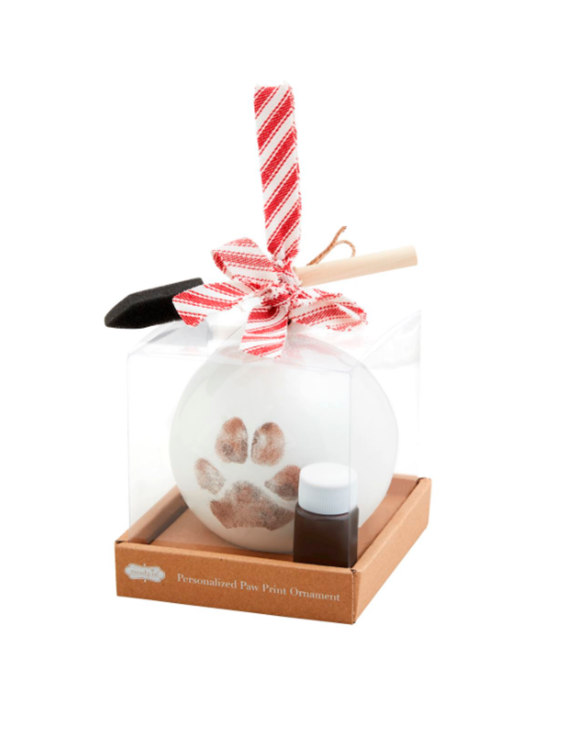 Mudpie Holiday Ornament, Personal Pet Paw