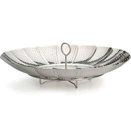 RSVP Endurance Precision Pierced Vegetable Steamer Basket cir