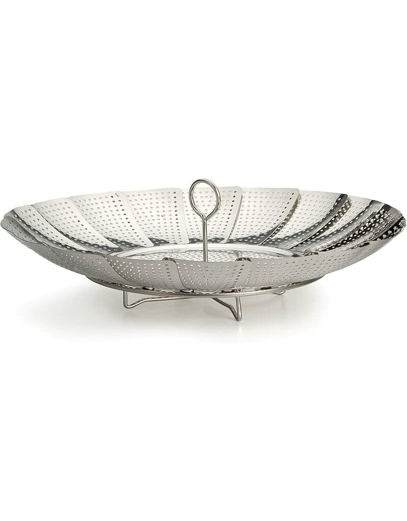 RSVP Endurance Precision Pierced Vegetable Steamer Basket cir