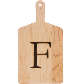 JK Adams Monogrammed Maple Cheese Board- ''F''