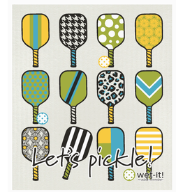 Wet-It Swedish Dish Cloth Pickleball, Let's Pickle