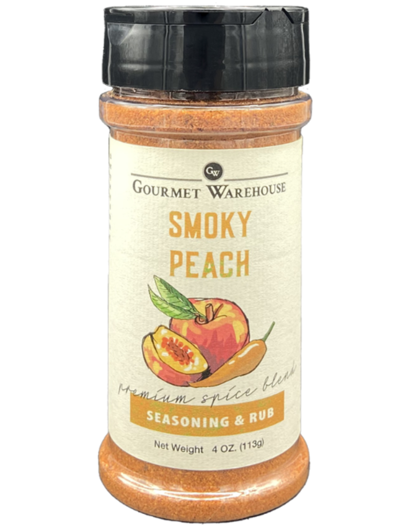Gourmet Warehouse Smoky Peach Seasoning & Rub, 4oz