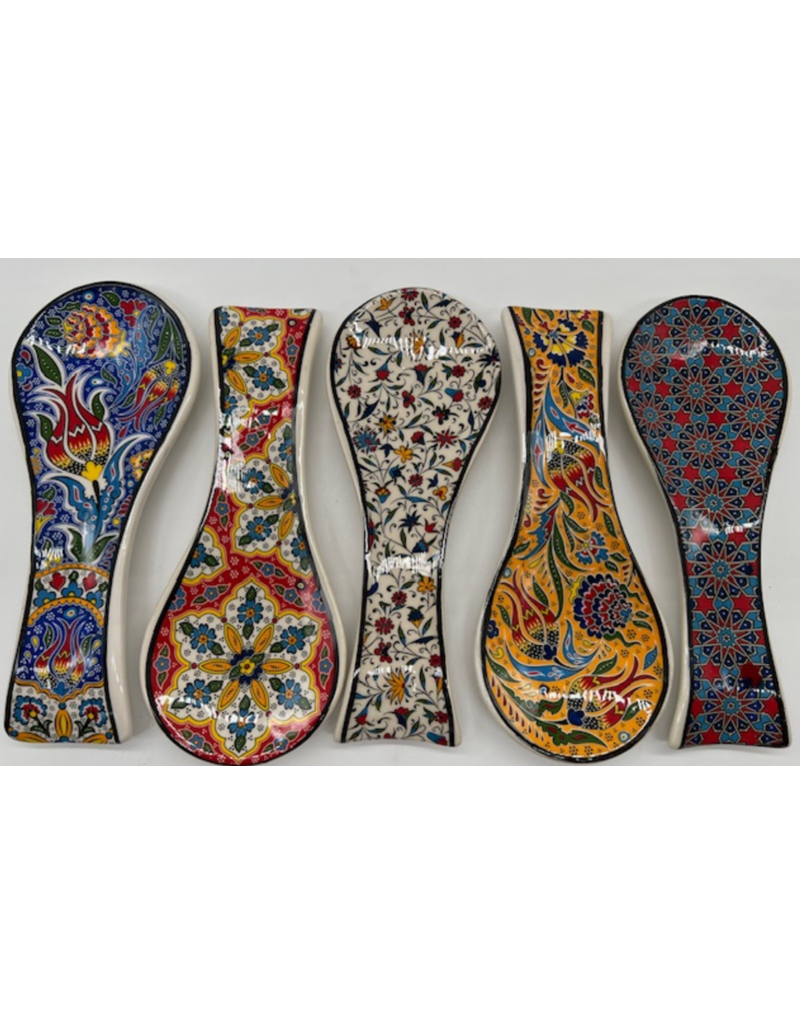 Hand-Painted Spoon Rest, SINGLE