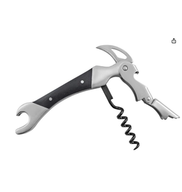 Cole & Mason/DKB Black Pakka Wood 2-Step Waiters Corkscrew