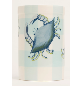 Shard at Home Blue Crab Utensil Crock disc