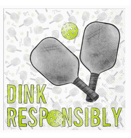 Boston International Cocktail Napkins, Pickleball, 20x