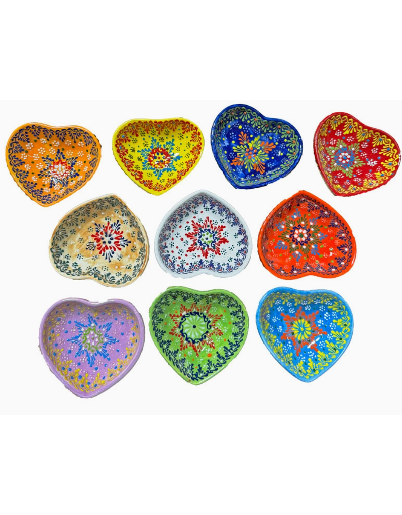 Hand-Painted Heart Bowl, 3", SINGLE