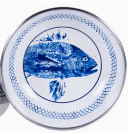 Golden Rabbit Fish Camp Tasting Dish, 4", Enamelware