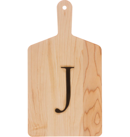 JK Adams Monogrammed Maple Cheese Board- ''J"