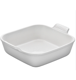 Le Creuset Stoneware Heritage Square Baking Dish 3 QT White