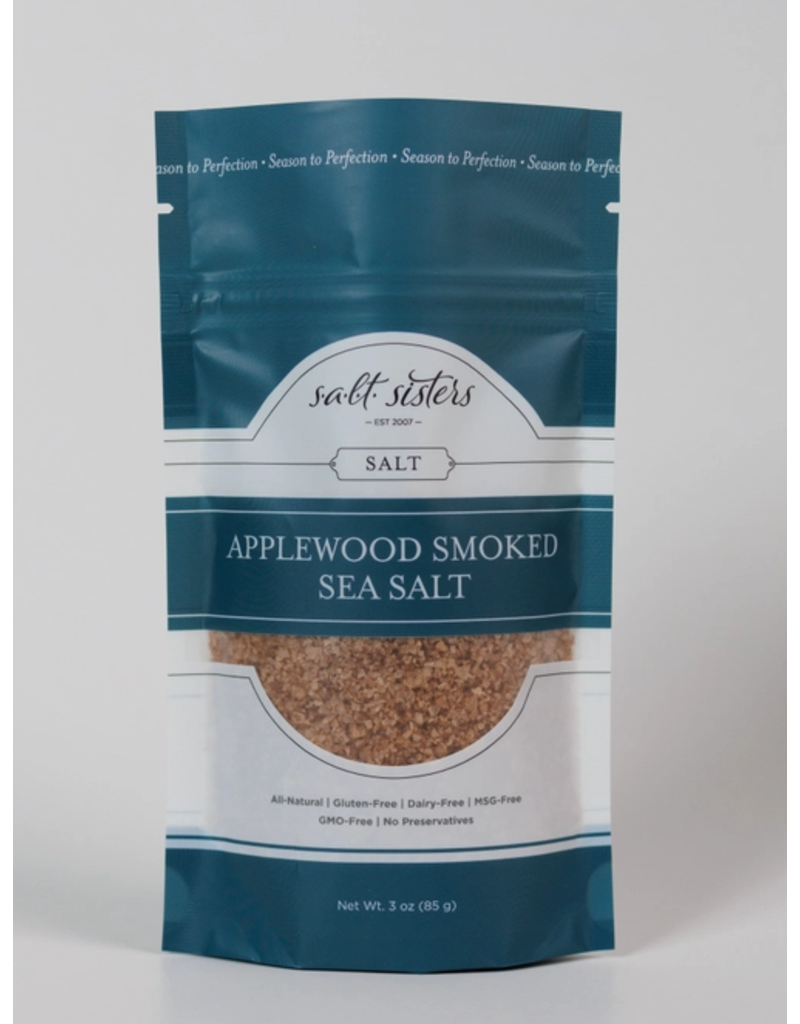 SALT Sisters Applewood Smoked Sea Salt 3oz y