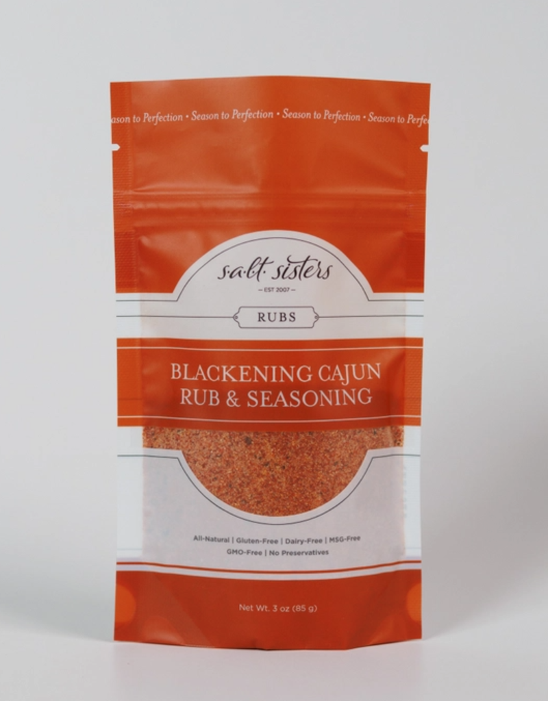 SALT Sisters Blackening Cajun Rub & Seasoning 3oz y