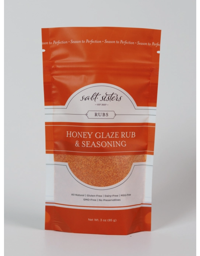 SALT Sisters Honey Glaze Rub & Seasoning 3oz disc
