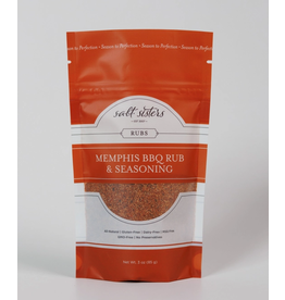 SALT Sisters Memphis BBQ Rub & Seasoning 3oz disc