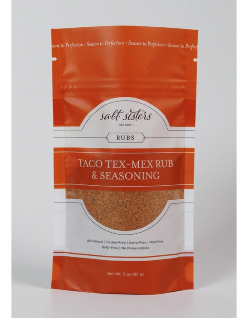 SALT Sisters Tex Mex Rub & Seasoning 3oz disc