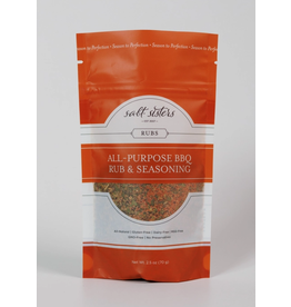 SALT Sisters All-Purpose BBQ Rub & Seasoning 2.5oz disc