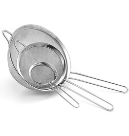 Cuisinart Stainless Mesh Strainers, Set of 3 (3”, 5.5”, 8”) nr
