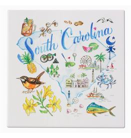 Boston International Trivet, South Carolina State, 8"