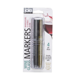Harold Imports Joie Wine Glass Markers, Set of 4